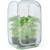 image59quot Outdoor Mesh Plant Enclosure Mesh Plant Cover for Pests Bird and Pest Protection Guard for Fruit Vegetables Flowers and Herbs PopUp Cage 35quotx35quotx59quot24 x 24 x 36 Inches