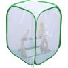 imageCollapsible Mesh Bird Cage for Song Bird Bird Cage Seed Catcher White Large Parakeet Cages PopUp Design 18 x 18 x 46 Inches