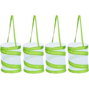 imageRESTCLOUD 2Pack Mini Butterfly Habitat Insect Mesh Cage Bug Terrarium Pop Up 55quot x 7quot Tall Pack of 255 x 7 Pack of 4