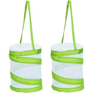 imageRESTCLOUD 2Pack Mini Butterfly Habitat Insect Mesh Cage Bug Terrarium Pop Up 55quot x 7quot Tall Pack of 255 x 7 inches Pack of 2