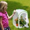 imageInsect and Butterfly Habitat Cage Terrarium Popup 12 X 12 X 12 Inches Polyester Bottom for Easier CleanGreen
