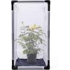 imageRESTCLOUD 30quot Large Monarch Butterfly Habitat Cage Outdoor Insect Mesh Cage Terrarium 165quot x 165quot x 30quotPoles Slide Through Cover 30 Tall