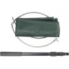 image:imageRESTCLOUD Professional Insect and Butterfly Net with 14 Stainless Ring 26 Net Depth Strong Aluminum Telescopic Handle Extends to 39 Full Extended to 53 Inches GreenInsect Net Green