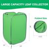 image:image80 Gallon Leaf Collector Bag Collapsible Trash Can Yard Waste Bag Portable Pop Up Leaf Bags Reusable Yard Garden Bags for Leaves Lawn Trash