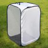 image:imageRESTCLOUD 36 Large Monarch Butterfly Habitat Giant Collapsible Insect Mesh Cage Terrarium Popup 24 x 24 x 36 InchesWhite with Black