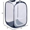 image:imageRESTCLOUD 36 Large Monarch Butterfly Habitat Giant Collapsible Insect Mesh Cage Terrarium Popup 24 x 24 x 36 InchesWhite with Black