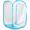 image:imageRESTCLOUD 36 Large Monarch Butterfly Habitat Giant Collapsible Insect Mesh Cage Terrarium Popup 24 x 24 x 36 InchesWhite with Blue