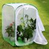 image:imageRESTCLOUD 36 Large Monarch Butterfly Habitat Giant Collapsible Insect Mesh Cage Terrarium Popup 24 x 24 x 36 InchesWhite with Green