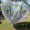 image:imageZippered Caterpillar Sleeve Milkweed Plant Netting Garden Netting Plant Covers Bird Net with Drawstring 24 inch Square Top 48 inch Drop