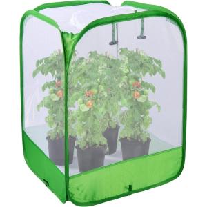 image:image36 Outdoor Mesh Plant Enclosure Plant Cover for Pests Bird and Pest Protection Guard for Fruit Vegetables Flowers and Herbs PopUp Cage 24 x 24 x 36 Inches Without Bottom