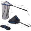 image:imageRESTCLOUD Fishing Landing Net with Telescoping Pole Handle Fishing net Freshwater for Kids Men Women Extend to 4063 InchesO Aluminum Handle With Deep Net and Small Mesh  354 Full